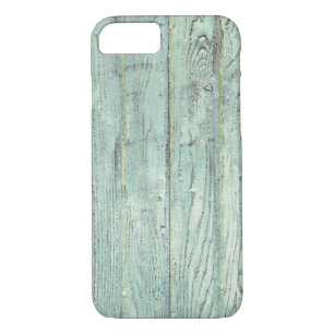 Coque iPhone 8/7 Retro Aqua Wood