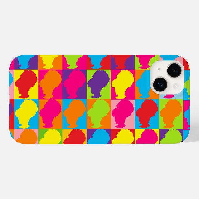 Coques Case-Mate iPhone Retro BeeHive femmes (Verso (horizontal))
