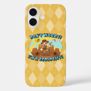 Coques iPhone 16 Retro Cartoon - Ne vous inquiétez pas, je suis géo