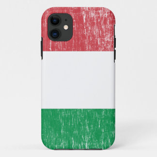 Coque iPhone 11 Rétro cas italien de l'iPhone 5 de drapeau