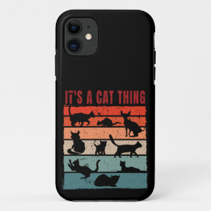 Case-Mate iPhone Case Retro de la collection de chats