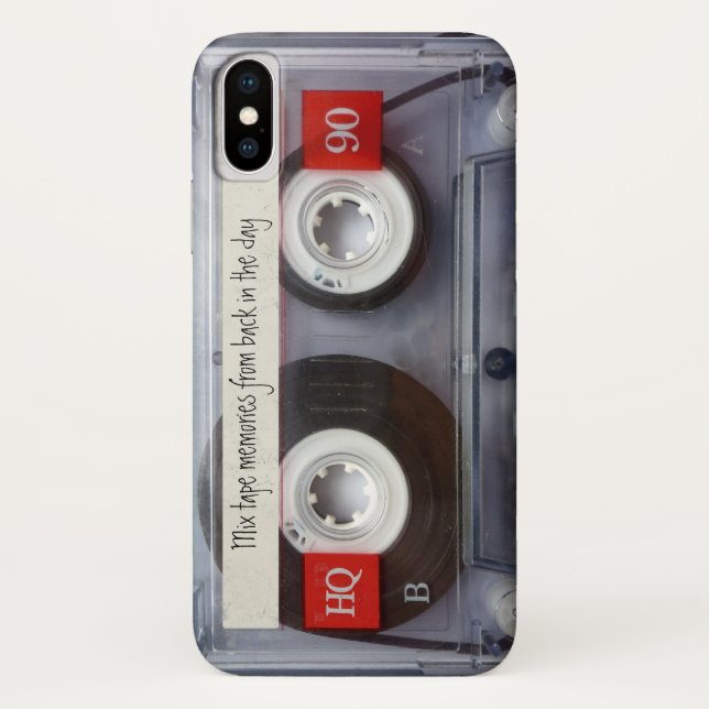 Coques Case-Mate iPhone Rétro enregistreur à cassettes (Dos)