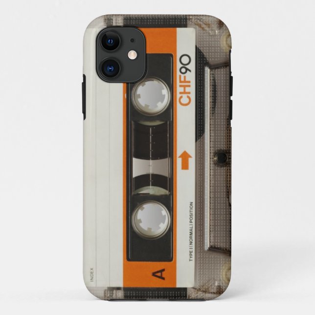 Coques Case-Mate iPhone Rétro enregistreur à cassettes (Dos)