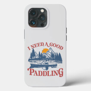 Case-Mate iPhone Case Rétro I Need A Good Paddling Kayaking Kayaker
