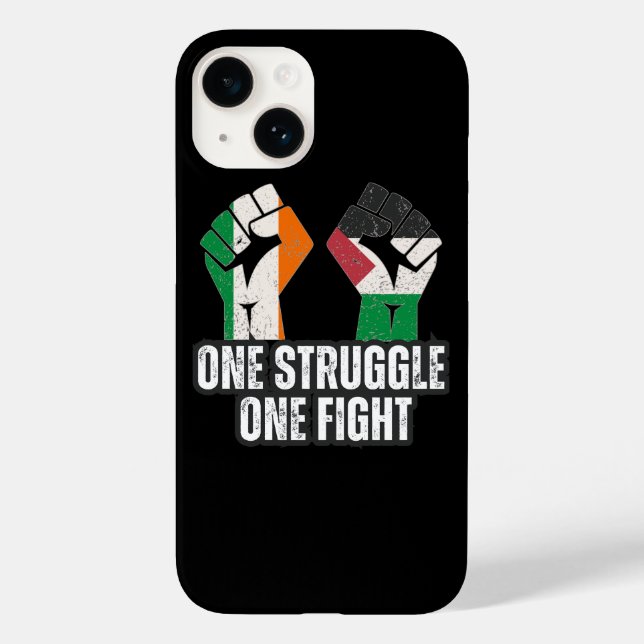 Coques Case-Mate iPhone Rétro Irlande Palestine Solidarité Première révolu (Verso)