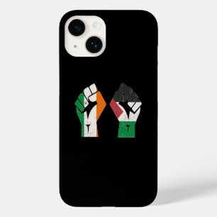 Coque Pour iPhone 14 Rétro Irlande Palestine Solidarité Première révolu