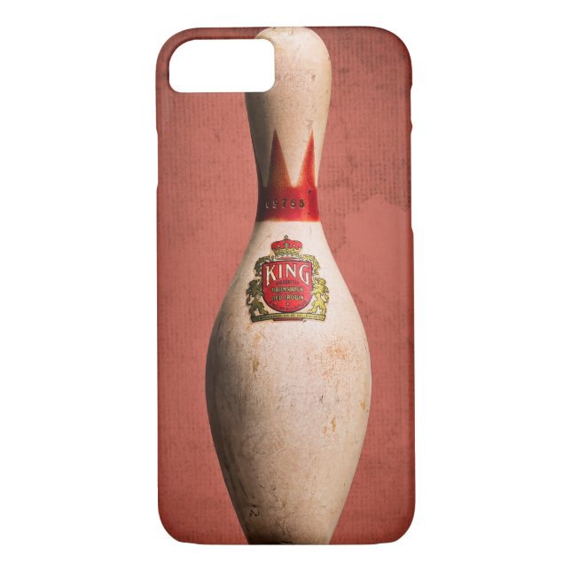 Coques Case-Mate iPhone Retro King Pins, Bowling Pin Art, (Dos)