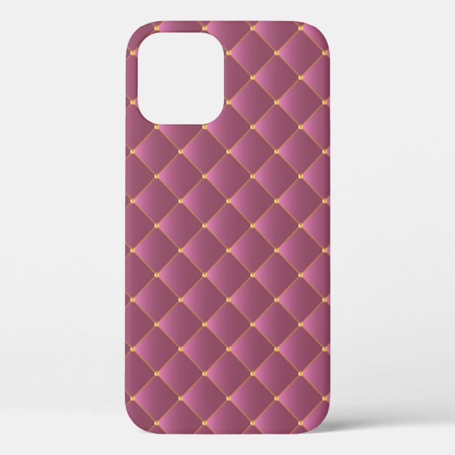 Coques Case-Mate iPhone Retro Luxe : Motif de la chaîne d'or rose (Verso)