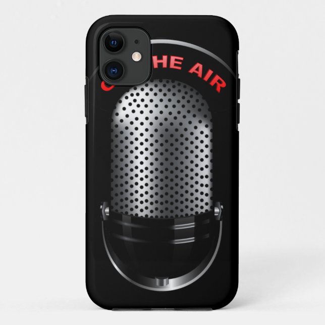 Coques Case-Mate iPhone Rétro microphone (Dos)