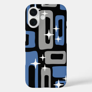 Coques iPhone 16 Retro Mid-Century Moderne Abstrait