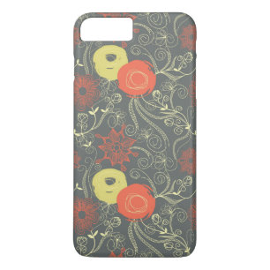 Coque iPhone 7 Plus Rétro motif floral 3