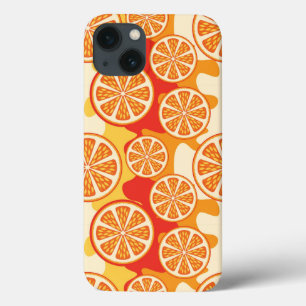 Coques Pour iPhone Rétro motif orange d'agrume