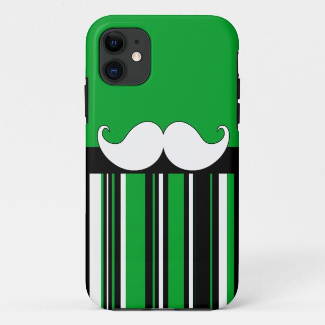 Coques Case-Mate iPhone Rétro moustache de Stache de moustache avec les (Dos)