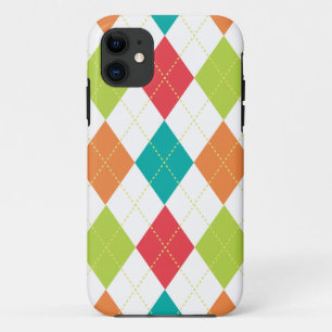 Coque Case-Mate Pour iPhone Rétro multi à la mode à motifs de losanges