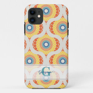 Case-Mate iPhone Case Retro personnalisé Aegean Eté Radiant Mandala