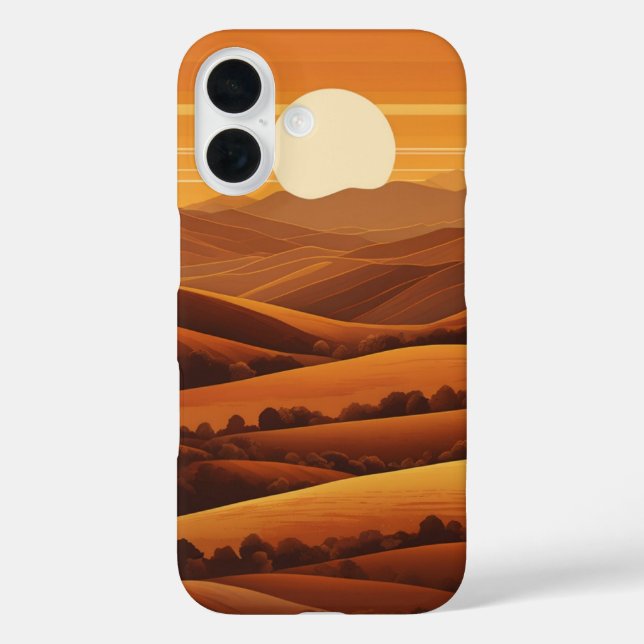 Coques Case-Mate iPhone Retro Sunset Hills (Verso)