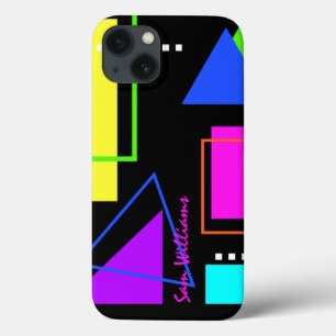 Case-Mate iPhone Case RETRO VINTAGE 80s COLORÉ NEON TRENDY GÉOMÉTRIQUE