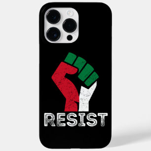 Coque Pour Pour iPhone 14 Pro Max Retro Vintage Resist Palestine drapeau de poing Li