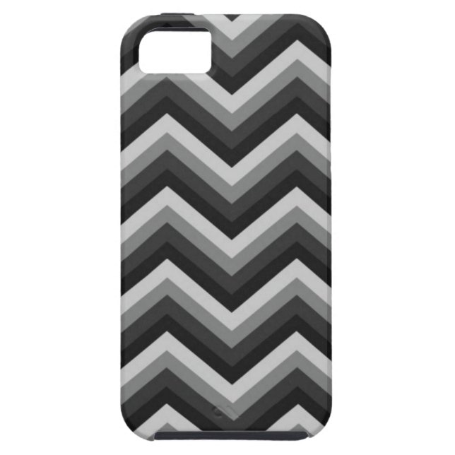 Coques Case-Mate iPhone Rétro zigzag Chevron de motif (Dos)