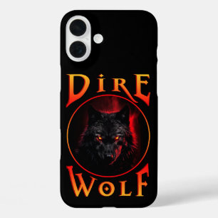 Coques iPhone 16 Plus Réunion de loup de Black Dire
