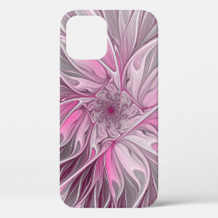 Case-Mate iPhone Case Rêve de fleur rose fractal, Motif d'Imaginaire flo