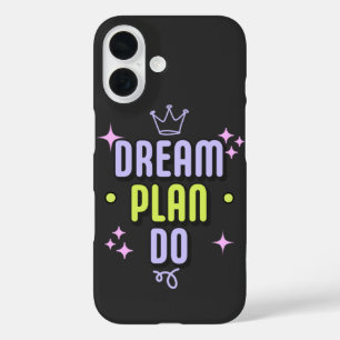 Coques iPhone 16 Rêve de soumission motivationnelle. Planifiez. Fai