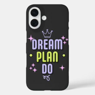 Coques iPhone 16 Rêve de soumission motivationnelle. Planifiez. Fai