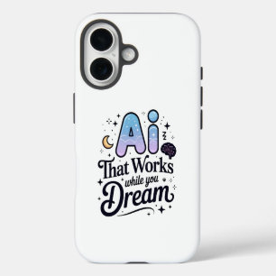 Coques iPhone 16 Rêve d'intelligence artificielle Conception de tra