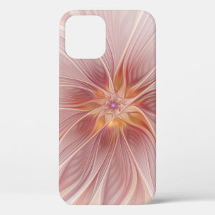 Case-Mate iPhone Case Rêve floral rose tendre Art fractal abstrait Fleur