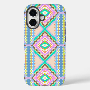 Coques iPhone 16 Rêve pastel électrique kaléidoscope