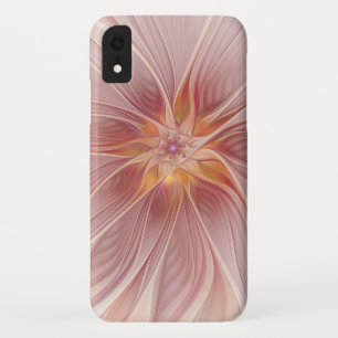 Case-Mate iPhone Case Rêve Rose Floral Douce Art Fractal Abstrait Fleur