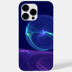 Coque Pour Pour iPhone 14 Pro Max Rêve Violet Bleu Lumineux Art Fractal Abstrait
