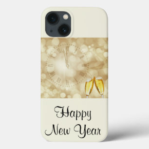 Case-Mate iPhone Case Réveillon du Nouvel An avec lunettes de champagne