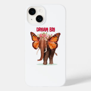 Coque Pour iPhone 14 Rêver Gros Comme Un Inspirationnel Éléphant