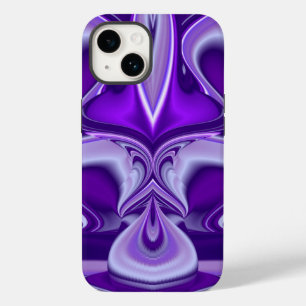 Coque Pour iPhone 14 Rêves de fleurs violettes