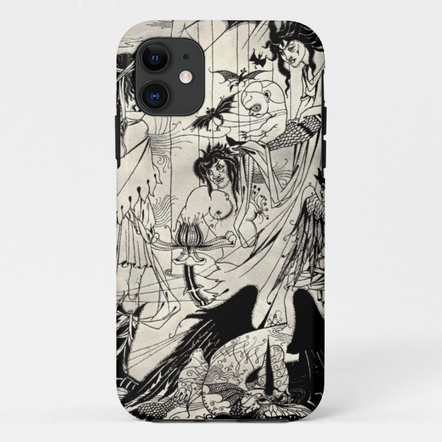 Coques Case-Mate iPhone Rêves par Aubrey Beardsley (Dos)