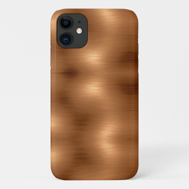Coques Case-Mate iPhone Revêtement de cuivre brossé (Dos)