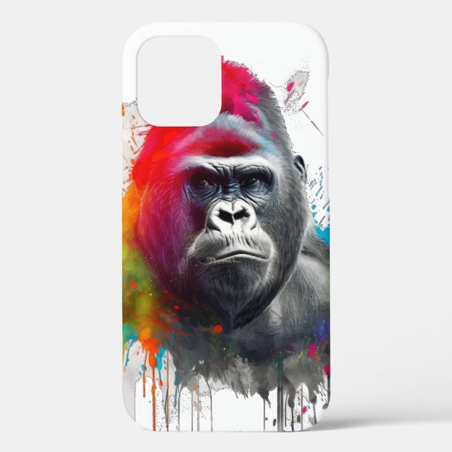 Coques Case-Mate iPhone Rey de la Selva: Majestuoso Gorila Espald (Verso)