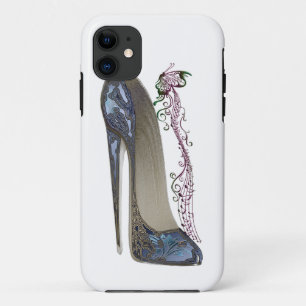 Case-Mate iPhone Case Rhapsodie dans l'art stylet bleu de chaussure