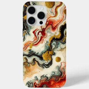 Coque iPhone 15 Pro Max Rivières dorées