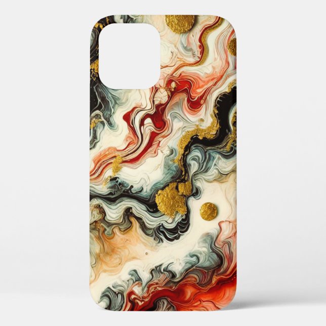 Coques Case-Mate iPhone Rivières dorées (Verso)