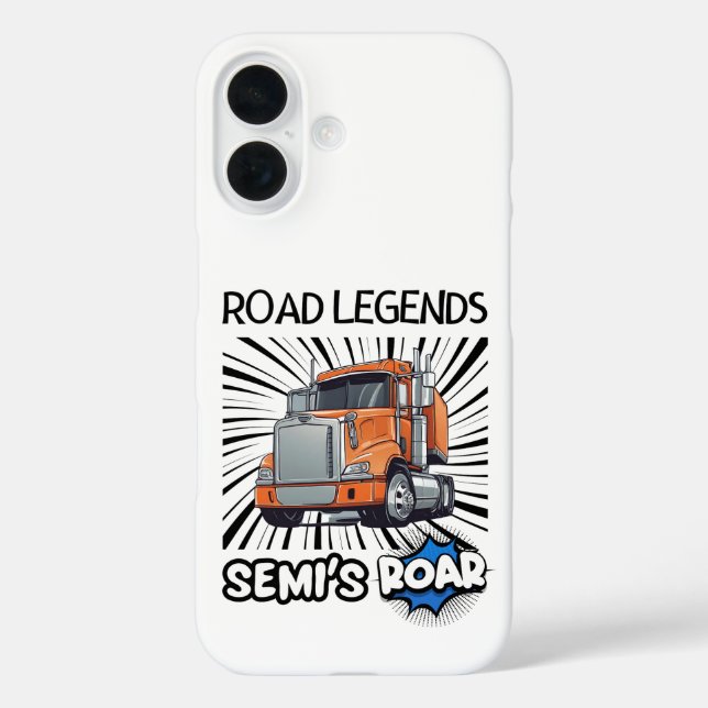 Coques Case-Mate iPhone Road Legends : Semi's Roar ! (Verso)