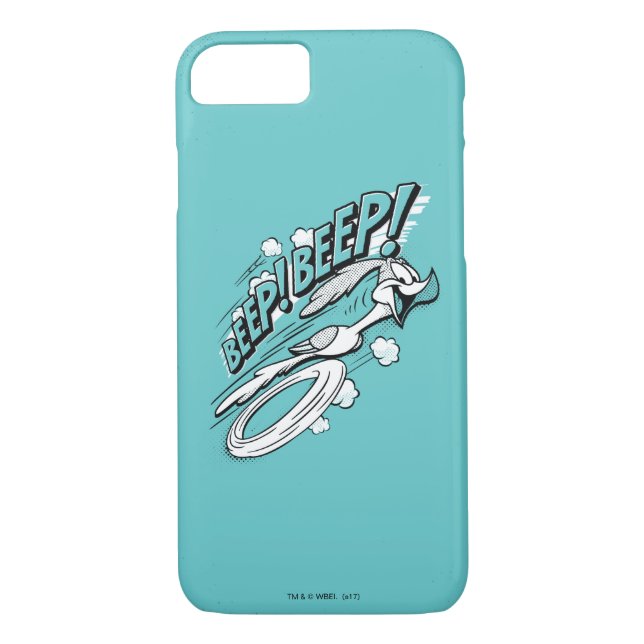 Coques Case-Mate iPhone ROAD RUNNER™ BEEP BEEP!™ Halftone (Dos)