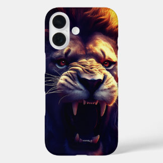 Coques iPhone 16 Roaring Lion