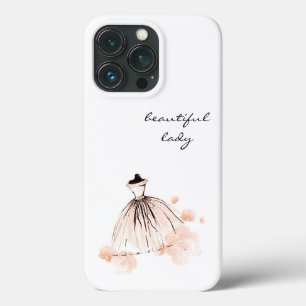 Case-Mate iPhone Case robe de fleurs modernes rose vif