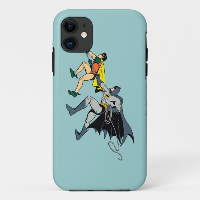 Coques Case-Mate iPhone Robin Et Batman Grimpent (Dos)