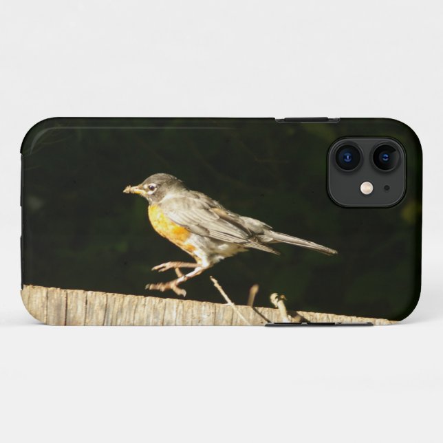 Coques Case-Mate iPhone Robin rouge (Dos (Horizontal))