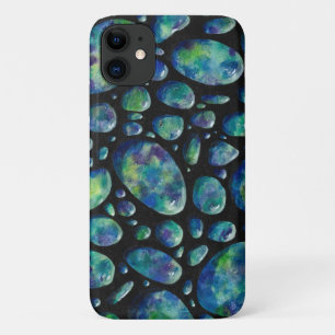 Case-Mate iPhone Case Roches Turquoise dans l'espace Oeuvre originale