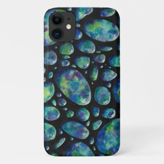 Case-Mate iPhone Case Roches Turquoise dans l'espace Oeuvre originale