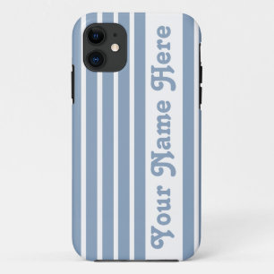 Case-Mate iPhone Case Rock Blue Safari Stripe avec nom